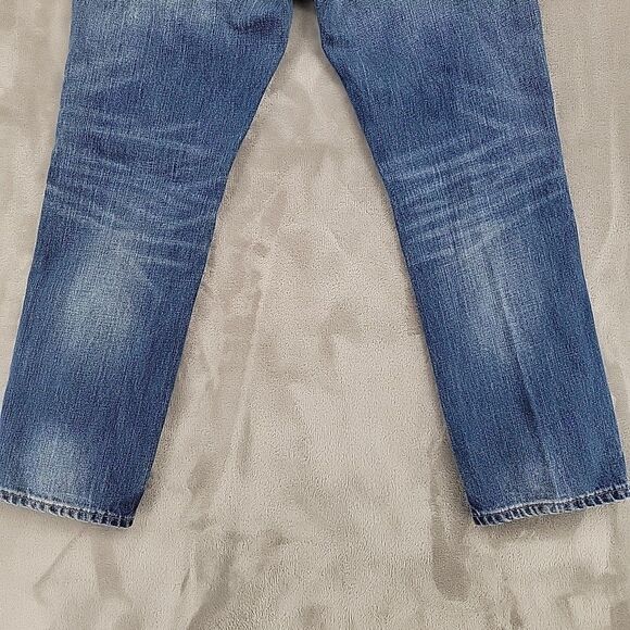 American Eagle Mens Jeans Size 28x26.5 Original Straight Distressed 100% Cotton - Picture 5 of 11